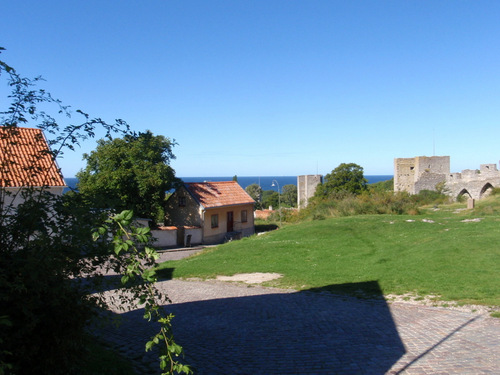 Visby city wall/fortress.